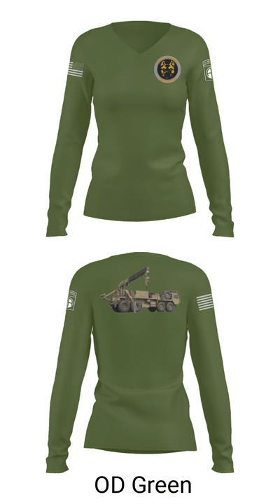 E Co, 3 82 GSAB, 82 CAB 2036621 Women's Long Sleeve V-neck Shirt - 40
