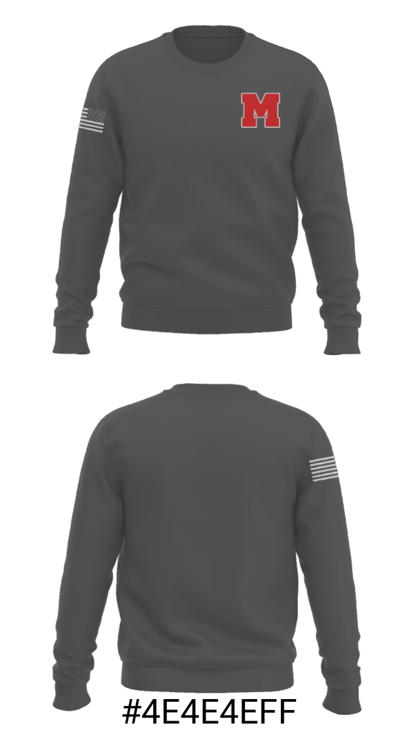 Crew Neck Sweatshirt, West Morris Mendham High School Cross Country, Cross Country, Teamtime, Team time, sublimation, custom sports apparel, team uniforms, spirit wear, spiritwear, sports uniforms, custom shirts, team store, custom team store, fundraiser sports, apparel fundraiser