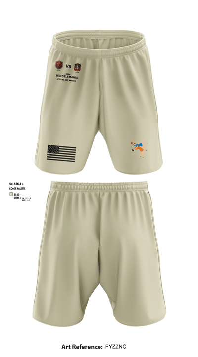 673 EFD/ 334 FEST 89104127 Athletic Shorts With Pockets - 6
