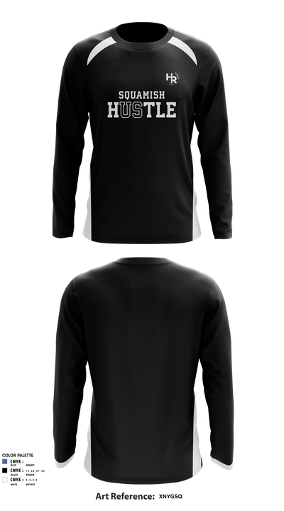 Squamish Youth Basketball 30939730 Long Sleeve Performance Shirt - 3