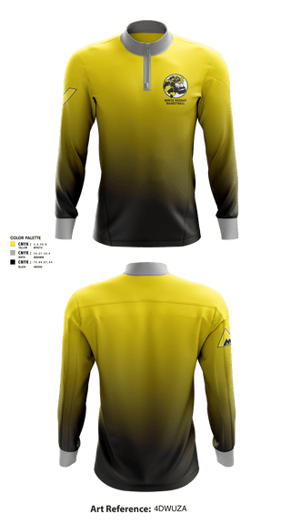 Quarter Zip Jacket, North Murray High School Basketball, Men's Basketball, Teamtime, Team time, sublimation, custom sports apparel, team uniforms, spirit wear, spiritwear, sports uniforms, custom shirts, team store, custom team store, fundraiser sports, apparel fundraiser