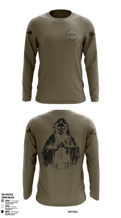 Death's Touch Scarecrow 51753368 Long Sleeve Performance Shirt - 19