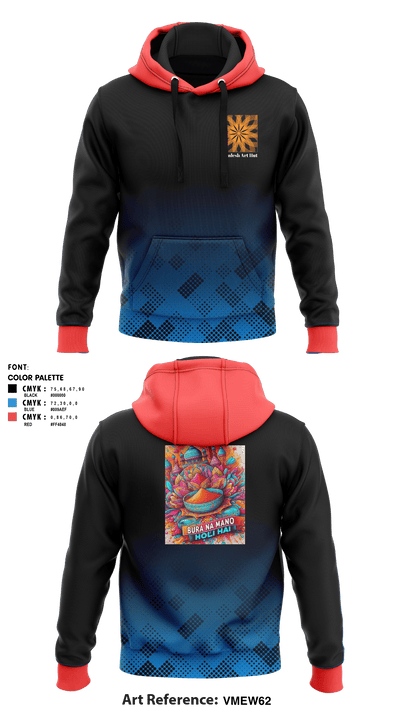 Kamlesh Art Hut 2608676 Hoodie - 1
