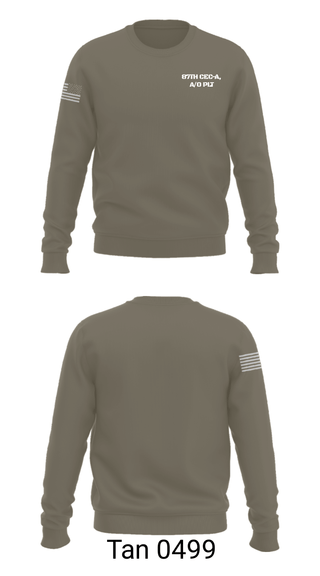 Crew Neck Sweatshirt, , Army, Teamtime, Team time, sublimation, custom sports apparel, team uniforms, spirit wear, spiritwear, sports uniforms, custom shirts, team store, custom team store, fundraiser sports, apparel fundraiser