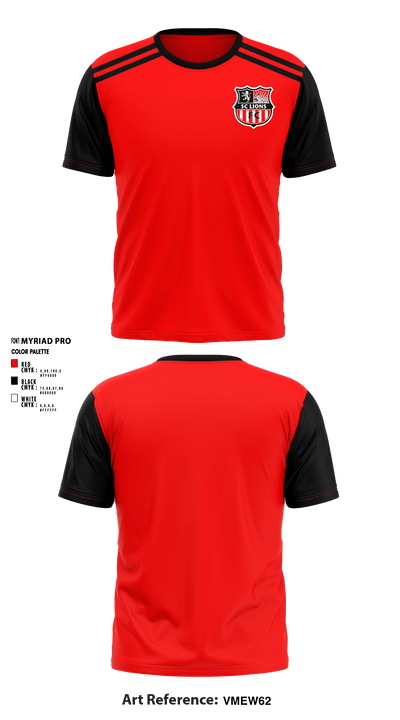 Santa Clara Youth Soccer League 66536457 Short Sleeve Performance Shirt - 2