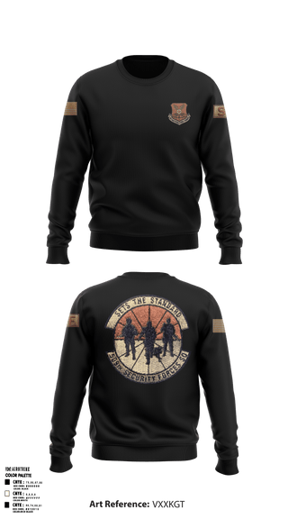 Crew Neck Sweatshirt, 509 SFS, Air Force, Teamtime, Team time, sublimation, custom sports apparel, team uniforms, spirit wear, spiritwear, sports uniforms, custom shirts, team store, custom team store, fundraiser sports, apparel fundraiser