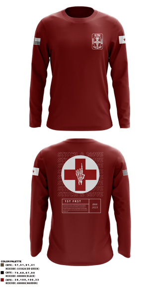 Women's Long Sleeve Vneck Shirt, , Army, Teamtime, Team time, sublimation, custom sports apparel, team uniforms, spirit wear, spiritwear, sports uniforms, custom shirts, team store, custom team store, fundraiser sports, apparel fundraiser