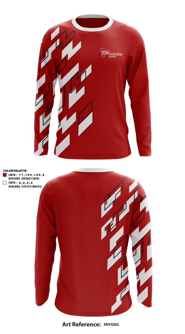 Long Sleeve Performance Shirt, Athletics Ontario, Spirit Store, Teamtime, Team time, sublimation, custom sports apparel, team uniforms, spirit wear, spiritwear, sports uniforms, custom shirts, team store, custom team store, fundraiser sports, apparel fundraiser