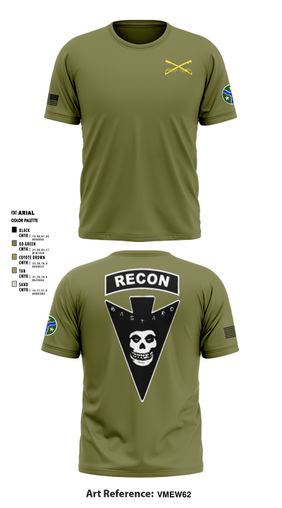 3/278 Armored Calvary Regiment 57774458 Short Sleeve Performance Shirt - 9