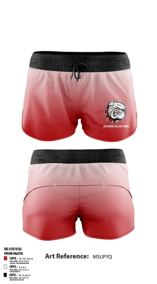Ranger Panties, Mcpherson College, Spirit Store, Teamtime, Team time, sublimation, custom sports apparel, team uniforms, spirit wear, spiritwear, sports uniforms, custom shirts, team store, custom team store, fundraiser sports, apparel fundraiser