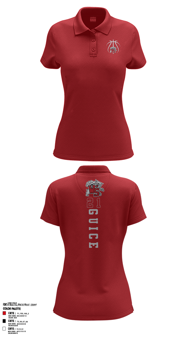 Women's Short Sleeve Performance Polo, Westerville South Girls Basketball, Women's Basketball, Teamtime, Team time, sublimation, custom sports apparel, team uniforms, spirit wear, spiritwear, sports uniforms, custom shirts, team store, custom team store, fundraiser sports, apparel fundraiser