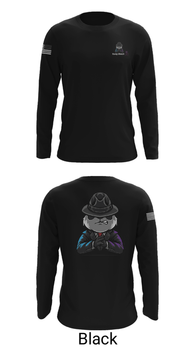 Young Meech 97111750 Long Sleeve Performance Shirt - 11