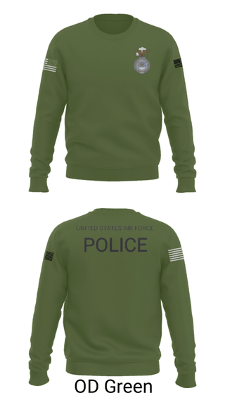 Crew Neck Sweatshirt, , Air Force, Teamtime, Team time, sublimation, custom sports apparel, team uniforms, spirit wear, spiritwear, sports uniforms, custom shirts, team store, custom team store, fundraiser sports, apparel fundraiser