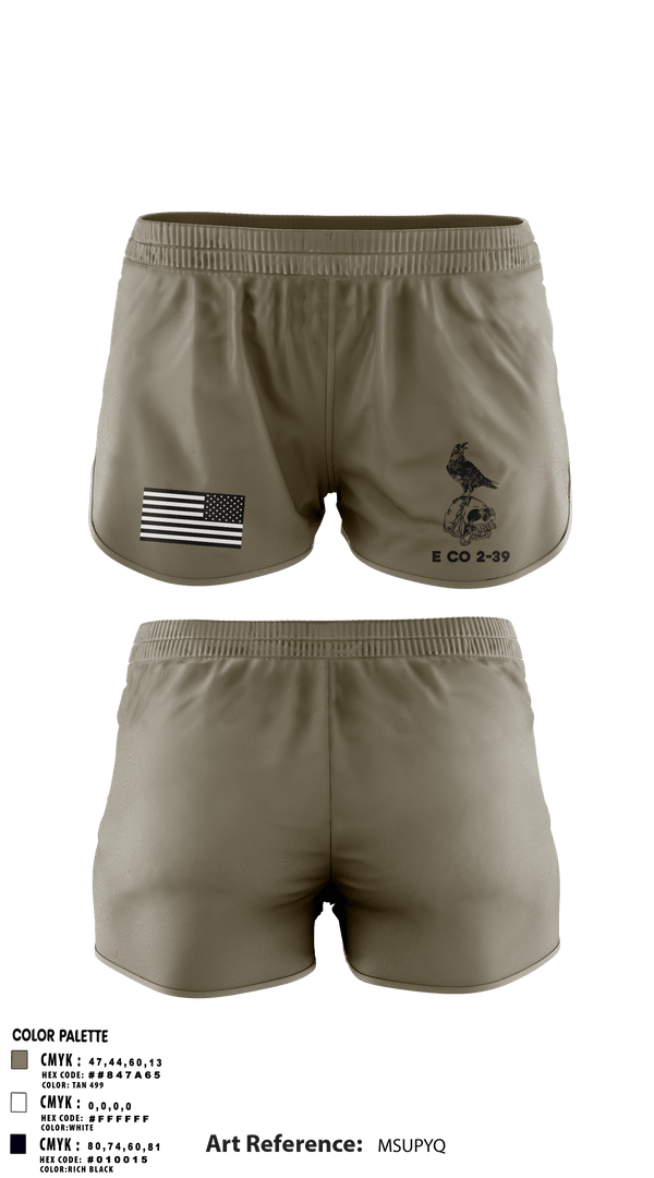 Track Shorts, E CO 2-39, Army, Teamtime, Team time, sublimation, custom sports apparel, team uniforms, spirit wear, spiritwear, sports uniforms, custom shirts, team store, custom team store, fundraiser sports, apparel fundraiser