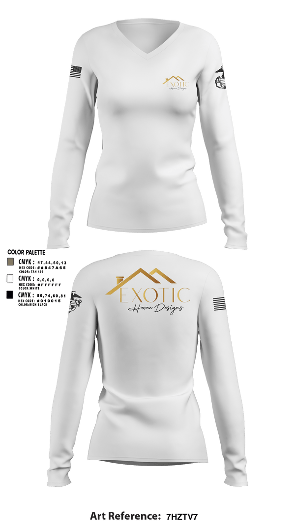 Women's Long Sleeve Vneck Shirt, Exotic home designs, , Teamtime, Team time, sublimation, custom sports apparel, team uniforms, spirit wear, spiritwear, sports uniforms, custom shirts, team store, custom team store, fundraiser sports, apparel fundraiser