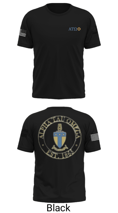 Alpha tau omega 13978361 Short Sleeve Performance Shirt - 22
