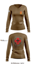 Medics, 1-43 ADA 28999239 Women's Long Sleeve V-neck Shirt - 4