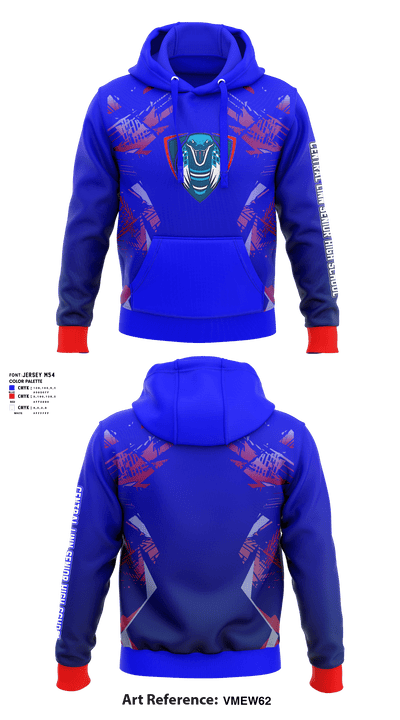 Central Linn Senior High School Volleyball 2014304 Hoodie - 1