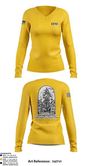 Women's Long Sleeve Vneck Shirt, , Army, Teamtime, Team time, sublimation, custom sports apparel, team uniforms, spirit wear, spiritwear, sports uniforms, custom shirts, team store, custom team store, fundraiser sports, apparel fundraiser