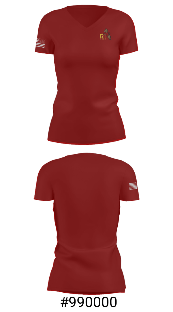 Women's Short Sleeve Vneck Shirt, Governor Mifflin High School Basketball, Women's Basketball, Teamtime, Team time, sublimation, custom sports apparel, team uniforms, spirit wear, spiritwear, sports uniforms, custom shirts, team store, custom team store, fundraiser sports, apparel fundraiser