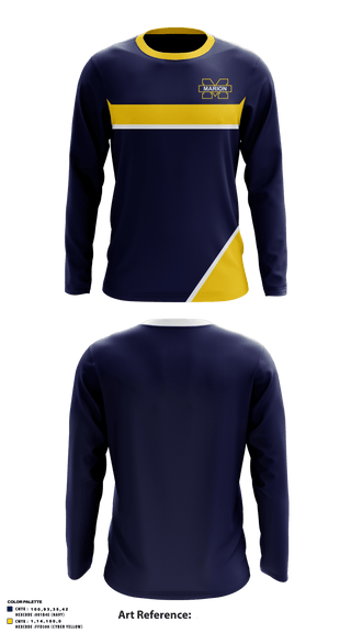 Long Sleeve Performance Shirt, Marion High School Drill, Spirit Store, Teamtime, Team time, sublimation, custom sports apparel, team uniforms, spirit wear, spiritwear, sports uniforms, custom shirts, team store, custom team store, fundraiser sports, apparel fundraiser