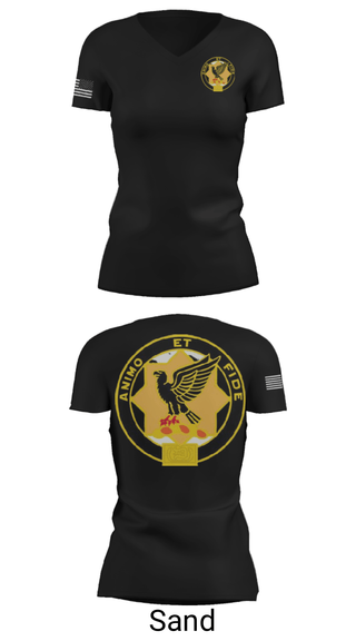 Women's Short Sleeve Vneck Shirt, , Army, Teamtime, Team time, sublimation, custom sports apparel, team uniforms, spirit wear, spiritwear, sports uniforms, custom shirts, team store, custom team store, fundraiser sports, apparel fundraiser