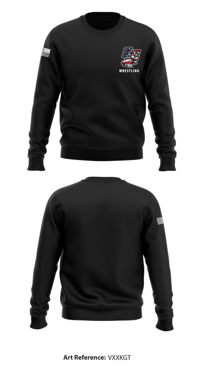 Santiam Christian School Wrestling 60304138 Crew Neck Sweatshirt - 12