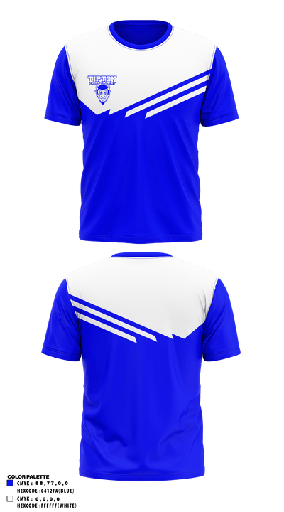 Tipton Middle School Cross Country 80012614 Short Sleeve Performance Shirt - 1