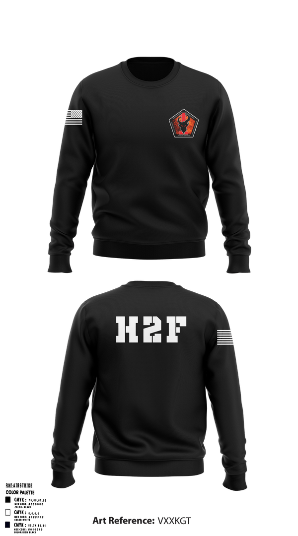 Crew Neck Sweatshirt, 1CAB H2F, Army, Teamtime, Team time, sublimation, custom sports apparel, team uniforms, spirit wear, spiritwear, sports uniforms, custom shirts, team store, custom team store, fundraiser sports, apparel fundraiser