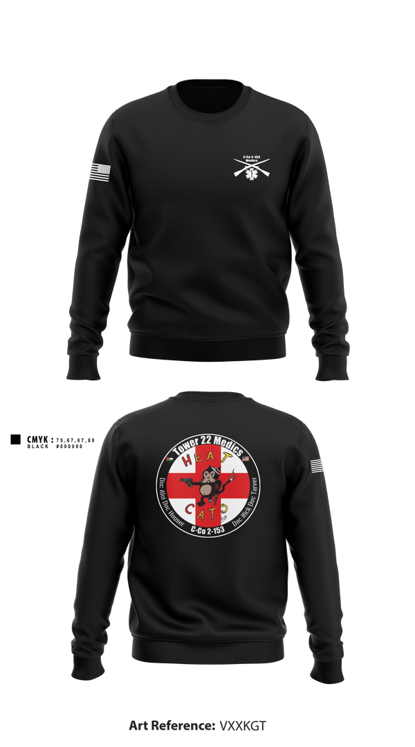 Crew Neck Sweatshirt, , National Guard, Teamtime, Team time, sublimation, custom sports apparel, team uniforms, spirit wear, spiritwear, sports uniforms, custom shirts, team store, custom team store, fundraiser sports, apparel fundraiser