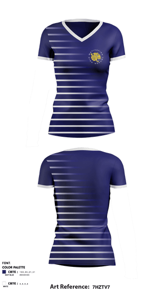Women's Short Sleeve Vneck Shirt, Motivation High School, Spirit Store, Teamtime, Team time, sublimation, custom sports apparel, team uniforms, spirit wear, spiritwear, sports uniforms, custom shirts, team store, custom team store, fundraiser sports, apparel fundraiser