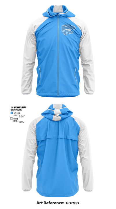 Centreville High School Cheer 39790285 Windbreaker - 1