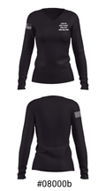 118TH MILITARY POLICE BATTALION 81818929 Women's Long Sleeve V-neck Shirt - 36