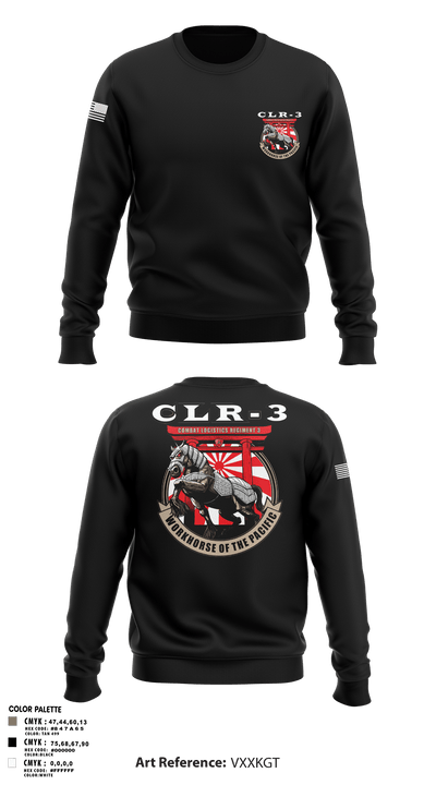 CLR-3 64483904 Crew Neck Sweatshirt - 3