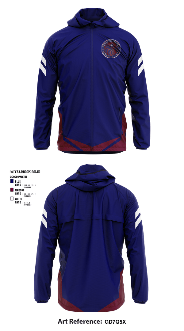 Windbreaker, Scripps Ranch High School Wrestling, Wrestling, Teamtime, Team time, sublimation, custom sports apparel, team uniforms, spirit wear, spiritwear, sports uniforms, custom shirts, team store, custom team store, fundraiser sports, apparel fundraiser