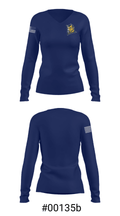 Culpeper County High School Basketball 66766183 Women's Long Sleeve V-neck Shirt - 20