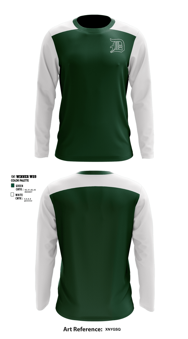 Long Sleeve Performance Shirt, Dallas County High School, Spirit Store, Teamtime, Team time, sublimation, custom sports apparel, team uniforms, spirit wear, spiritwear, sports uniforms, custom shirts, team store, custom team store, fundraiser sports, apparel fundraiser