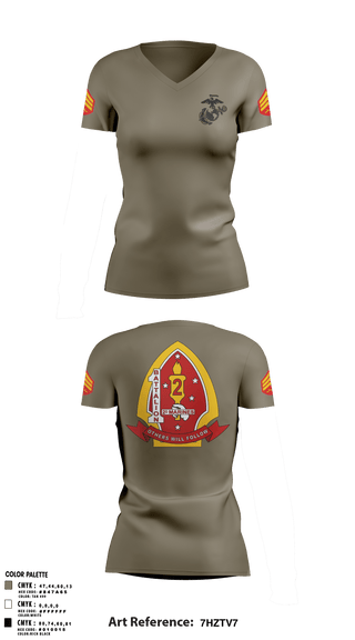 Women's Short Sleeve Vneck Shirt, , Marines, Teamtime, Team time, sublimation, custom sports apparel, team uniforms, spirit wear, spiritwear, sports uniforms, custom shirts, team store, custom team store, fundraiser sports, apparel fundraiser