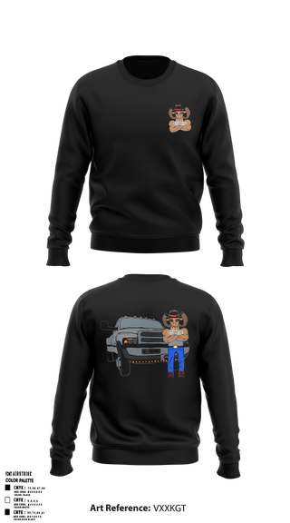 Crew Neck Sweatshirt, Farm Truck 12v, , Teamtime, Team time, sublimation, custom sports apparel, team uniforms, spirit wear, spiritwear, sports uniforms, custom shirts, team store, custom team store, fundraiser sports, apparel fundraiser