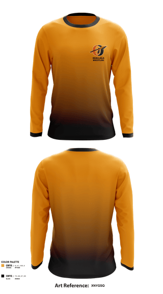 Long Sleeve Rash Guard Shirt, Ogallala High School Wrestling, Wrestling, Teamtime, Team time, sublimation, custom sports apparel, team uniforms, spirit wear, spiritwear, sports uniforms, custom shirts, team store, custom team store, fundraiser sports, apparel fundraiser