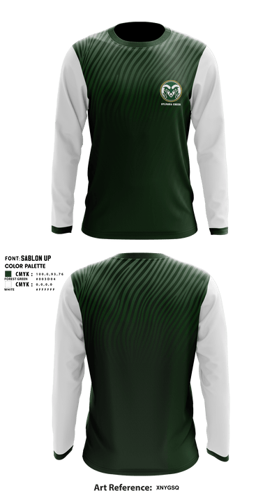 Sylvania High School Cheer 42424499 Long Sleeve Performance Shirt - 1