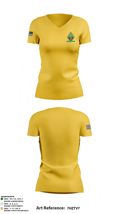 Independent Hose Company 69606225 Women's Short Sleeve V-neck Shirt - 3