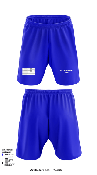 Athletic Shorts With Pockets, Detachment 340, Air Force, Teamtime, Team time, sublimation, custom sports apparel, team uniforms, spirit wear, spiritwear, sports uniforms, custom shirts, team store, custom team store, fundraiser sports, apparel fundraiser