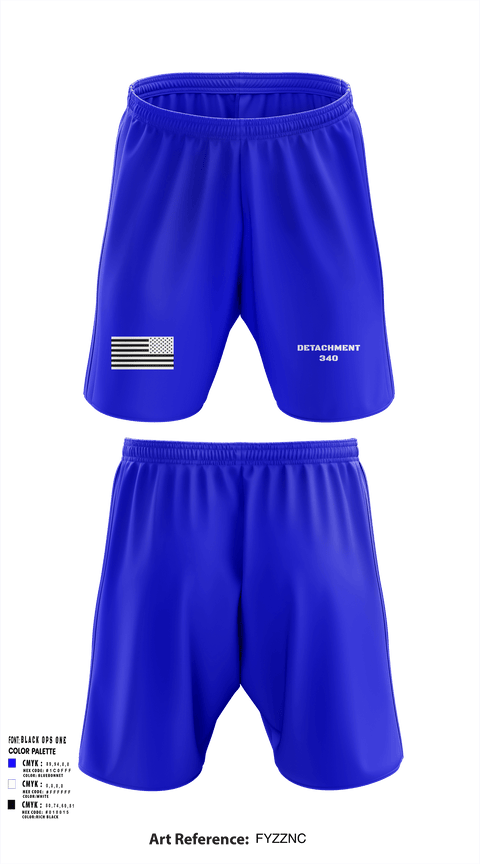 Athletic Shorts With Pockets, Detachment 340, Air Force, Teamtime, Team time, sublimation, custom sports apparel, team uniforms, spirit wear, spiritwear, sports uniforms, custom shirts, team store, custom team store, fundraiser sports, apparel fundraiser