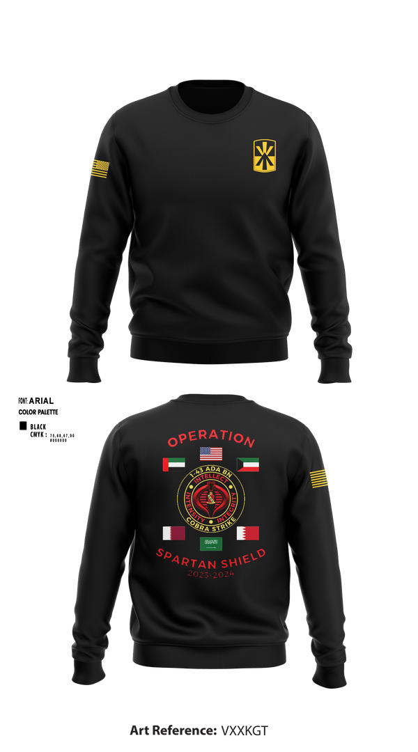 Crew Neck Sweatshirt, 1-43 ADA, , Teamtime, Team time, sublimation, custom sports apparel, team uniforms, spirit wear, spiritwear, sports uniforms, custom shirts, team store, custom team store, fundraiser sports, apparel fundraiser