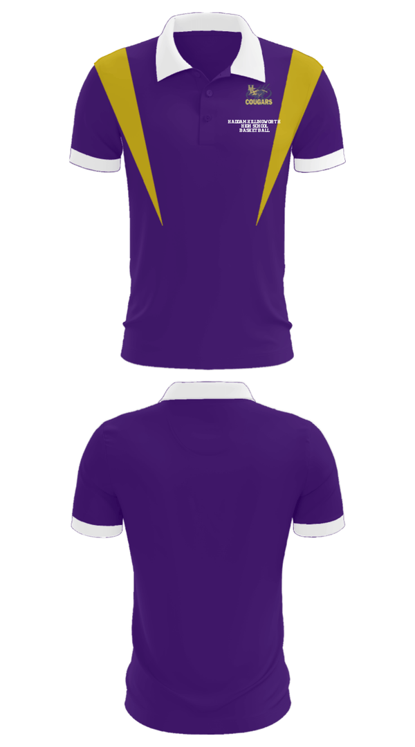 Short Sleeve Performance Polo, Haddam-Killingworth High School Basketball, Women's Basketball, Teamtime, Team time, sublimation, custom sports apparel, team uniforms, spirit wear, spiritwear, sports uniforms, custom shirts, team store, custom team store, fundraiser sports, apparel fundraiser