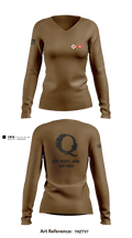 Q’s 95404055 Women's Long Sleeve V-neck Shirt - 2