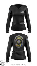 SDRPA 74726956 Women's Long Sleeve V-neck Shirt - 3