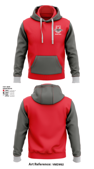 Palmetto High School Basketball 68806532 Hoodie - 1