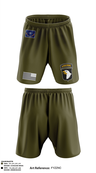 101st 77031611 Athletic Shorts With Pockets - 1
